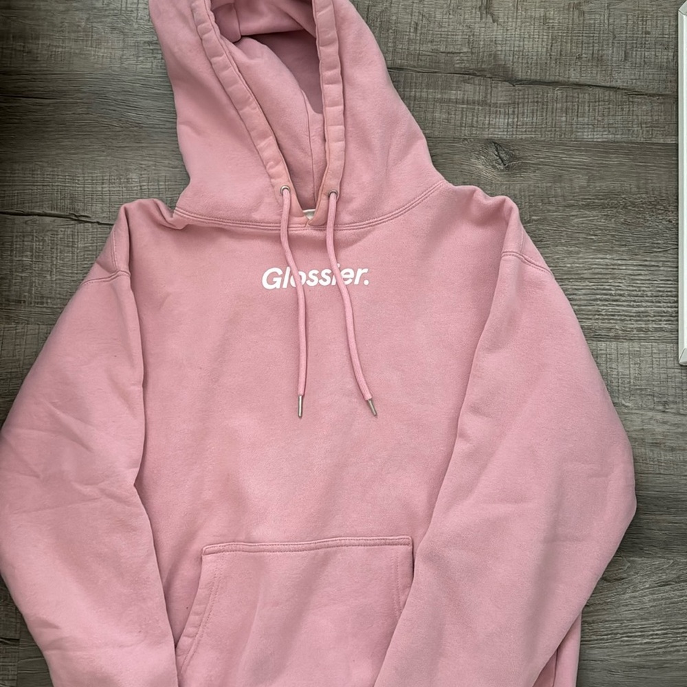 Glossier Pink Hoodie